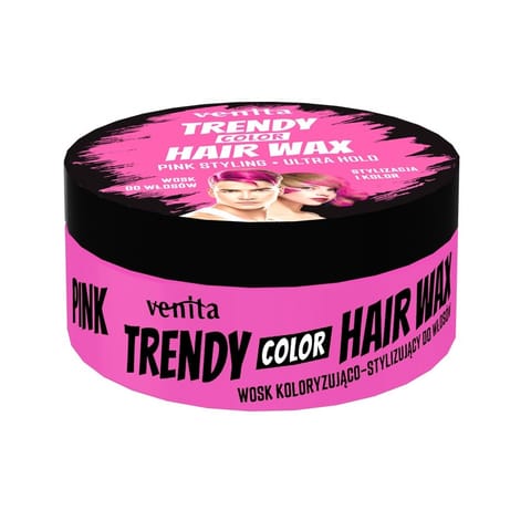 ⁨VENITA Trendy Wosk do włosów Pink 75 g⁩ w sklepie Wasserman.eu