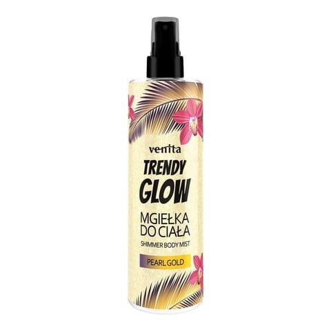 ⁨VENITA Trendy Glow Mgiełka rozświetlająca do ciała - Pearl Gold 200 ml⁩ w sklepie Wasserman.eu