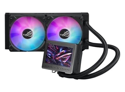 ⁨ASUS ROG Ryujin III 240 ARGB Processor All-in-one liquid cooler 12 cm Black 1 pc(s)⁩ at Wasserman.eu