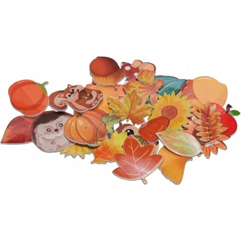 ⁨Naklejki z ppianki PVC57 (24 naklejki) jesień BREWIS⁩ w sklepie Wasserman.eu