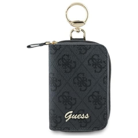 ⁨Guess Cable Pouch GUABP4DPTK Saszetka na kabel czarny/black 4G Triangle⁩ w sklepie Wasserman.eu