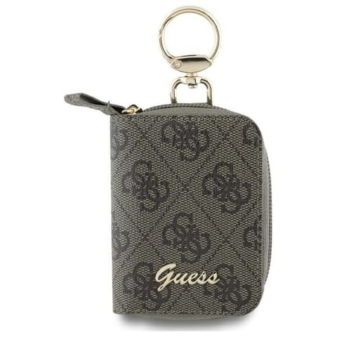 ⁨Guess Cable Pouch GUABP4DPTW Saszetka na kabel brązowy/brown 4G Triangle⁩ w sklepie Wasserman.eu
