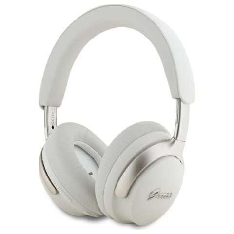 Guess słuchawki nauszne Bluetooth ANC GUBHC22PSFCSME beżowy/beige Metal Script Logo w sklepie Wasserman.eu