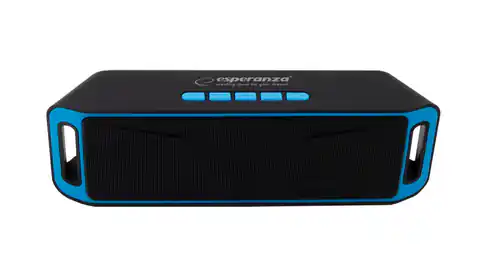 ⁨Esperanza EP126KB Tragbarer Lautsprecher Tragbarer Stereo-Lautsprecher Schwarz, Blau 6 W⁩ im Wasserman.eu