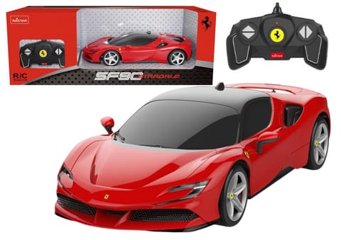 ⁨Auto RC Rastar 1:18 Ferrari SF90 Stradale Czerwone⁩ w sklepie Wasserman.eu