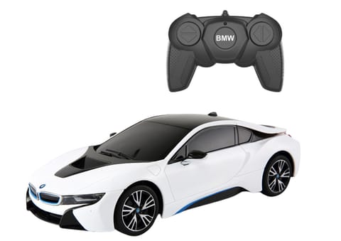 ⁨Auto RC 1:18 Rastar BMW I8 Białe⁩ w sklepie Wasserman.eu