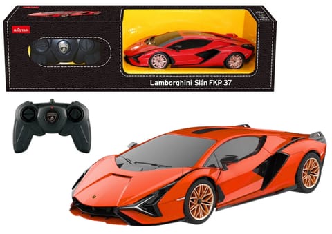 ⁨Auto RC 1:24 Rastar Lamborghini Sian Pomarańczowe⁩ w sklepie Wasserman.eu