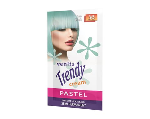 ⁨VENITA Trendy Cream Ultra Krem do koloryzacji włosów 36 Ice Mint 35 g⁩ w sklepie Wasserman.eu