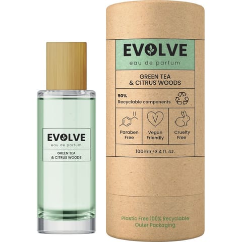 ⁨EVOLVE Green Tea & Citrus Woods Woda perfumowana dla kobiet 100 ml⁩ w sklepie Wasserman.eu