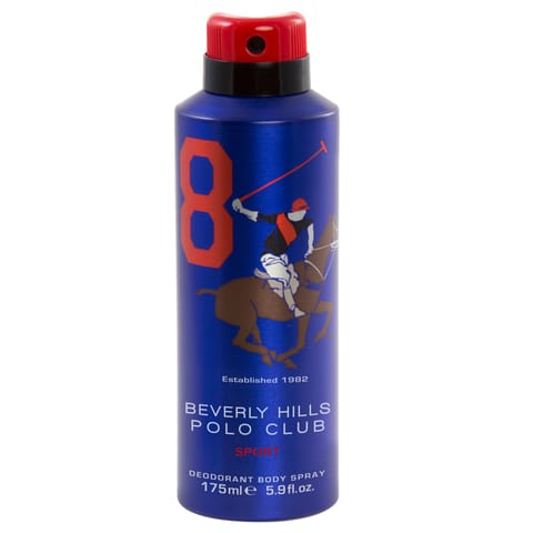 ⁨BEVERLY HILLS Polo Club 8 Deo spray dla mężczyzn 175 ml⁩ w sklepie Wasserman.eu