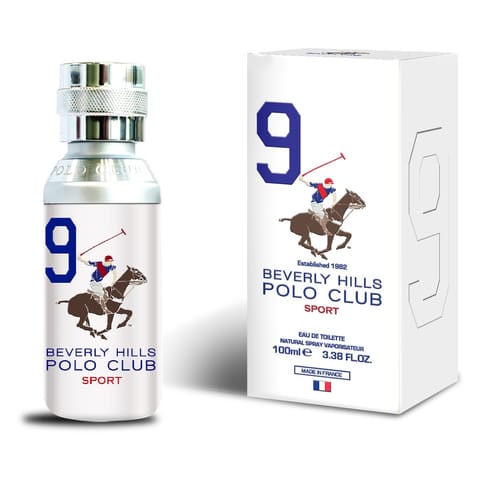 ⁨BEVERLY HILLS Polo Club 9 Woda toaletowa dla mężczyzn 100 ml⁩ w sklepie Wasserman.eu