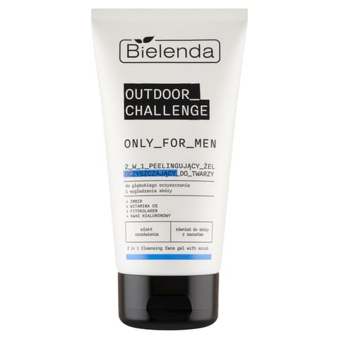 ⁨BIELENDA Only For Men Outdoor Challenge Peelingujący Żel oczyszczający 2w1 dla mężczyzn 150 g⁩ w sklepie Wasserman.eu