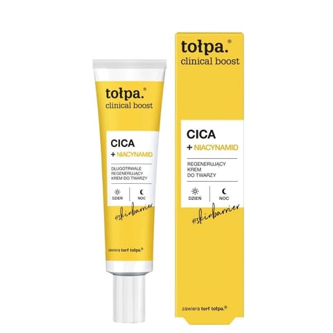 ⁨TOŁPA Clinical Boost Cica+ Niacynamid Długotrwale regenerujący krem do twarzy 40 ml⁩ w sklepie Wasserman.eu