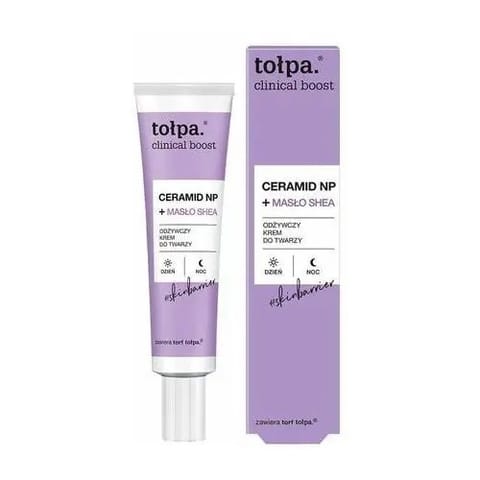 ⁨TOŁPA Clinical Boost Ceramid NP + Masło shea Odżywczy krem do twarzy 40 ml⁩ w sklepie Wasserman.eu