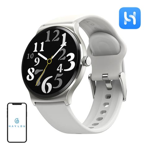 ⁨Smartwatch Haylou Solar Lite (srebrny)⁩ w sklepie Wasserman.eu