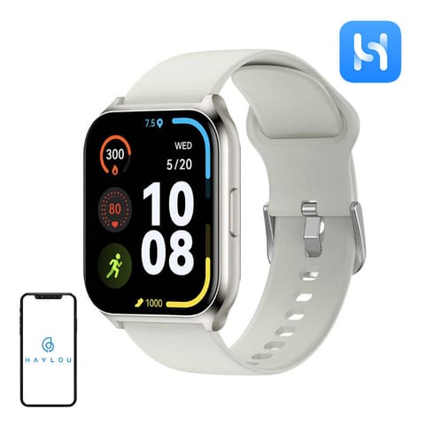 ⁨Smartwatch Haylou LS02 Pro (srebrny)⁩ w sklepie Wasserman.eu