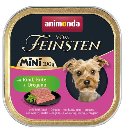 ⁨Animonda Vom Feinsten MINI beef,duck,oregano 100g⁩ w sklepie Wasserman.eu
