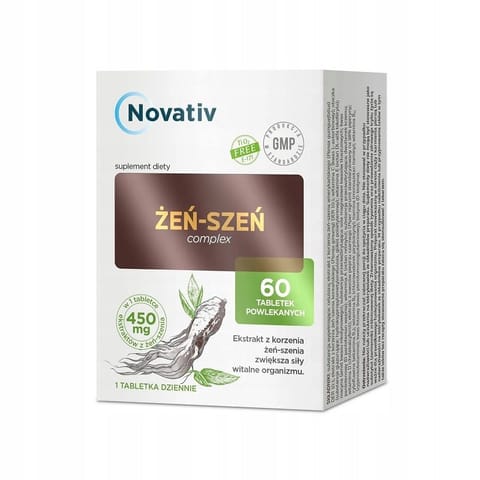 ⁨Novativ Ginseng Complex 60 tablets⁩ at Wasserman.eu