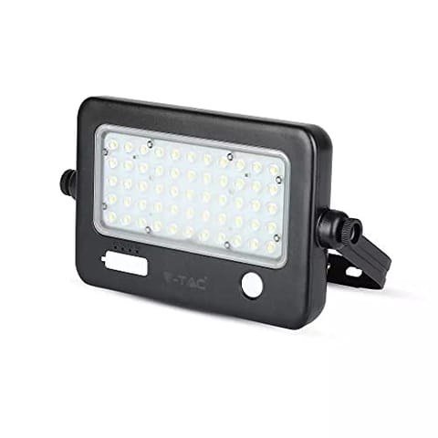 ⁨Projektor LED Solarny V-TAC 10W USB Czarny IP65 VT-788-10 4000K 1100lm⁩ w sklepie Wasserman.eu