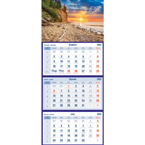 ⁨Tripartite Calendar: Island T-105T-02 Michalczyk and Prokop⁩ at Wasserman.eu