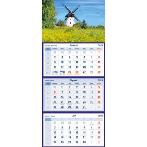 ⁨Calendar tripartite sea T-105T-07 Michalczyk and Prokop⁩ at Wasserman.eu