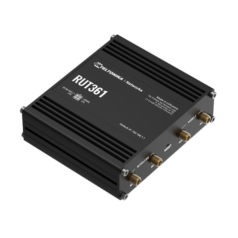 ⁨TELTONIKA RUT361 INDUSTRIAL CELLULAR ROUTER LTE Cat 6⁩ w sklepie Wasserman.eu