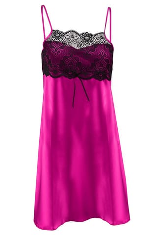⁨HALKA ISMENA SATYNA PINK (kolor pinkowy, rozmiar XL)⁩ w sklepie Wasserman.eu