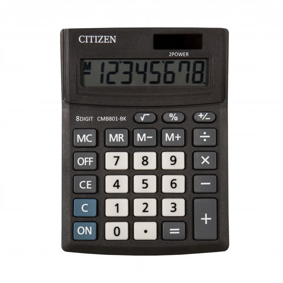 KALKULATOR BIUROWY serii Business Line CMB801-BK Citizen w sklepie Wasserman.eu