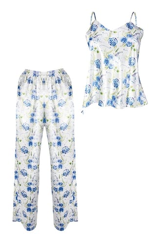⁨KOMPLET FLOWERS DK-KI SATYNA 003 (kolor WZÓR 3, rozmiar S)⁩ w sklepie Wasserman.eu