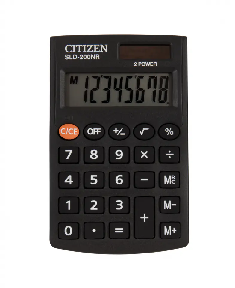 ⁨POCKET CALCULATOR SLD200NR Citizen⁩ at Wasserman.eu