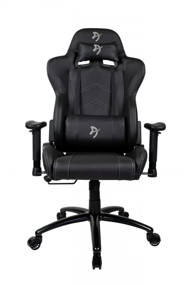 Gaming Chair Inizio Black PU Grey Logo at Wasserman.eu