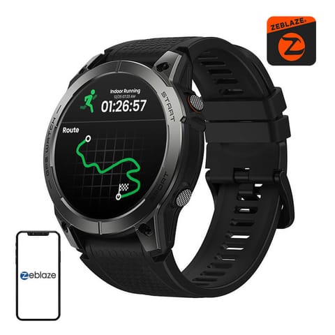 ⁨Smartwatch Zeblaze Stratos 3 Pro (Czarny)⁩ w sklepie Wasserman.eu