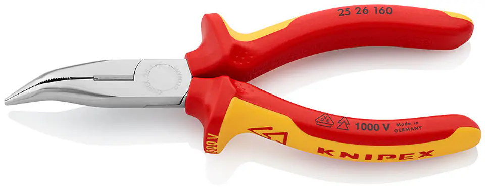 SZCZYPCE TNĄCE PÓŁOKRĄGŁE WYGIĘTE IZOLOWANE 160MM w sklepie Wasserman.eu
