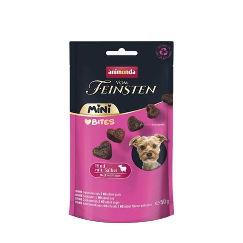 ⁨ANIMONDA Adult Mini Love Bites Chicken with sage - dog treat - 50g⁩ at Wasserman.eu