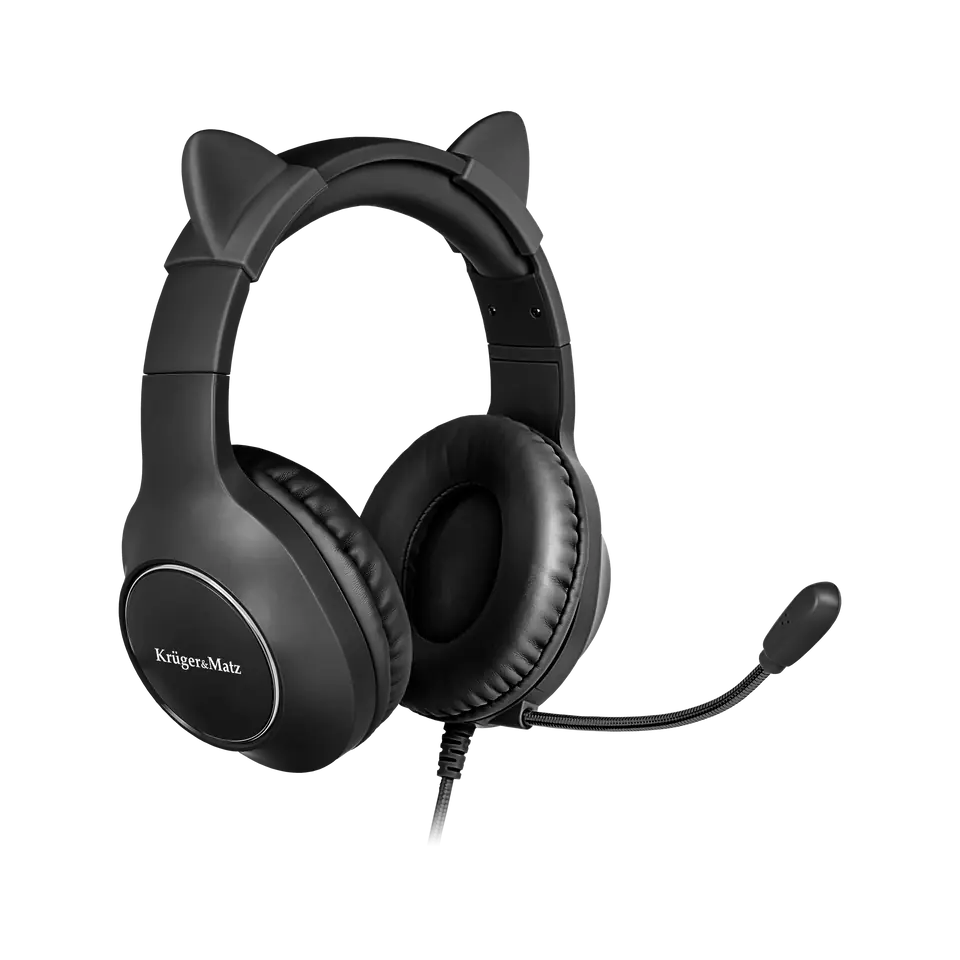 ⁨Kruger & Matz Gaming Over-Ear Headphones for Kids model Street Kids Gamer, black⁩ at Wasserman.eu