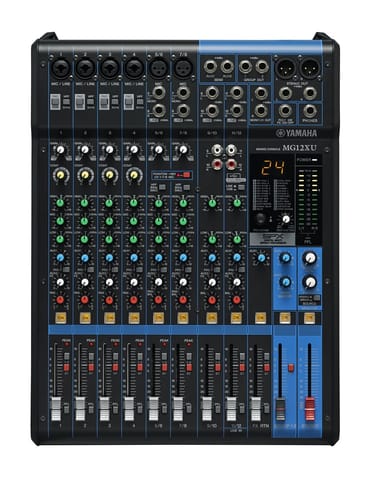 ⁨Yamaha MG12XU audio mixer 12 channels⁩ at Wasserman.eu