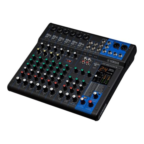 ⁨Yamaha MG12XUK audio mixer 12 channels 20 - 48000 Hz Black⁩ at Wasserman.eu