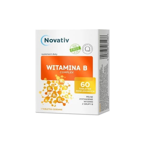 ⁨Novativ Vitamin B Complex 60 tablets⁩ at Wasserman.eu