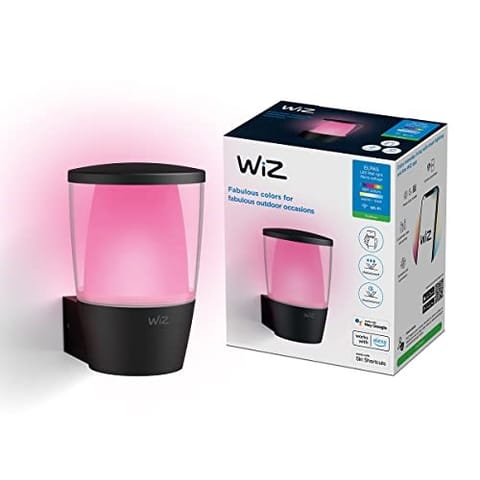 ⁨WiZ | Smart WiFi Outdoor Wall Light | 8.5 W | 2700-5000 K (RGB)⁩ at Wasserman.eu