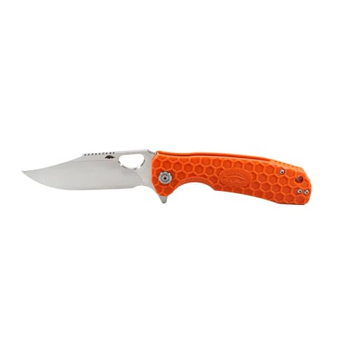 Honey Badger Clippoint Knife Medium Orange HB4074 at Wasserman.eu