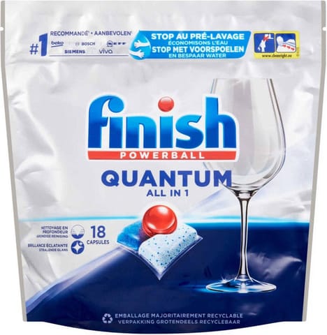 ⁨Finish Quantum All in 1 Tabletki do Zmywarki 18 szt.⁩ w sklepie Wasserman.eu