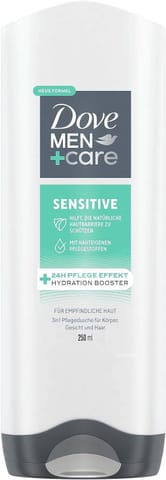 ⁨Dove Men+Care Sensitive Żel pod Prysznic 250 ml⁩ w sklepie Wasserman.eu