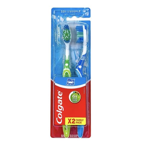 ⁨Colgate Max Fresh Soft Szczoteczka do Zębów 2 szt.⁩ w sklepie Wasserman.eu