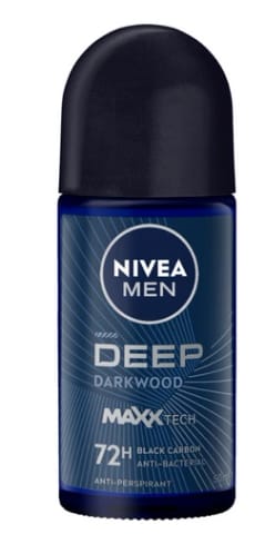 ⁨Nivea Men Deep Dark Wood Antyperspirant Roll-On 50 ml⁩ w sklepie Wasserman.eu