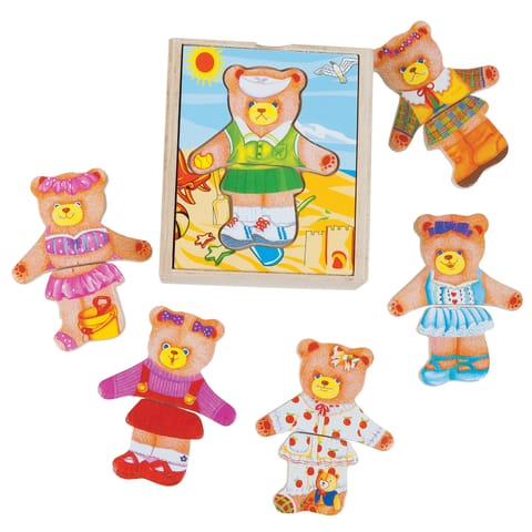 ⁨WOODEN JIGSAW - LITTLE BEAR⁩ at Wasserman.eu