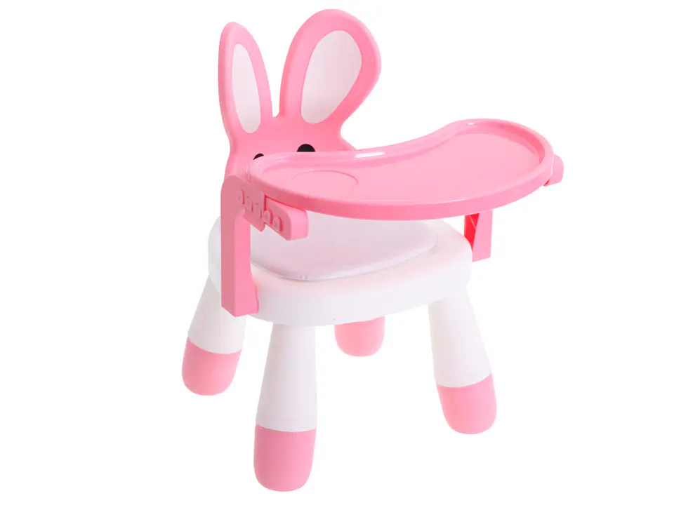 ⁨High chair, feeding and play table pink⁩ at Wasserman.eu