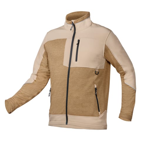 ⁨Bluza softshell OUTDOOR, beżowa, rozmiar XXL⁩ w sklepie Wasserman.eu