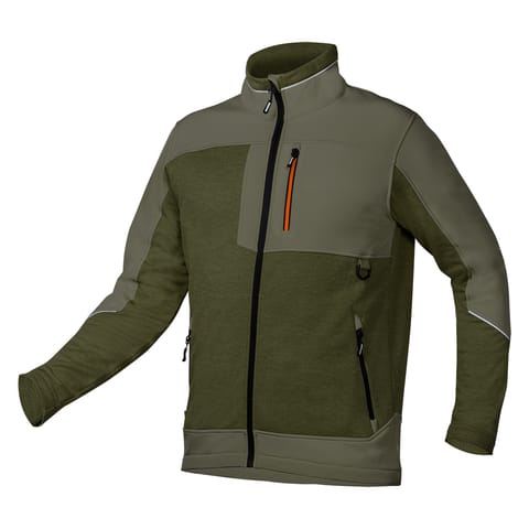 ⁨Bluza softshell OUTDOOR, zielona, rozmiar XXL⁩ w sklepie Wasserman.eu