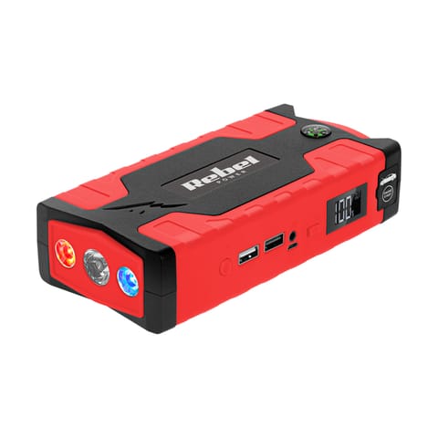 ⁨Jump starter - power bank with jumper cables and compressor⁩ at Wasserman.eu