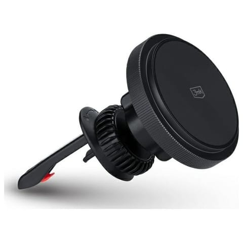 ⁨3MK Car MagCharger uchwyt z ładowaniem    indukcyjnym 15W do kratki wentylacyjnej czarny/black⁩ w sklepie Wasserman.eu